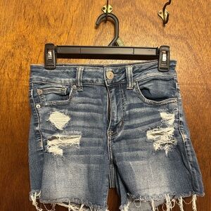 American Eagle high rise shortie size 4